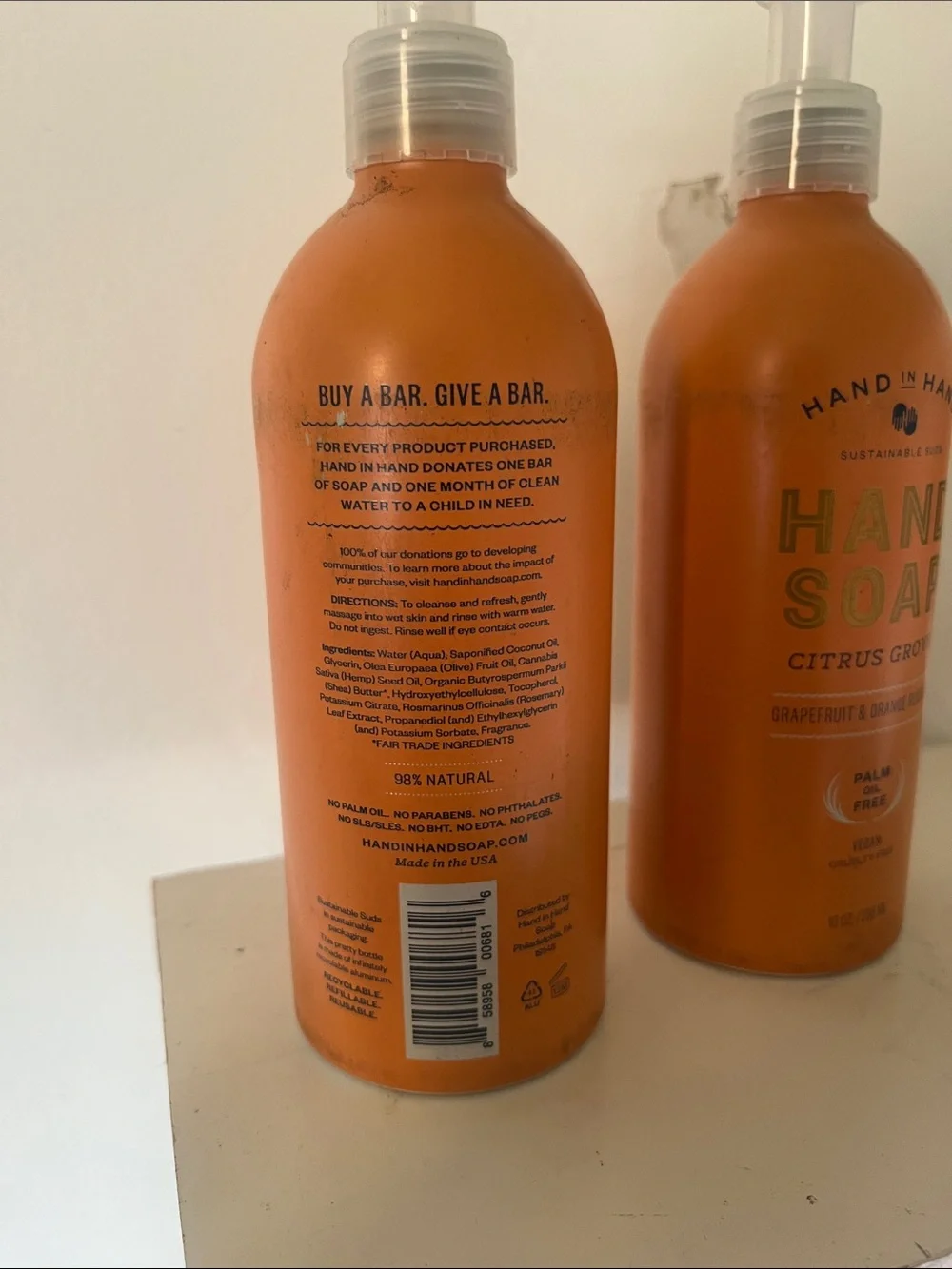 Citrus Grove Hand Soap - Bright Orange
